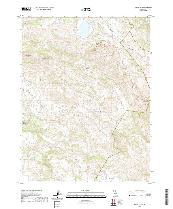 Jericho Valley 2021 topographic map thumbnail