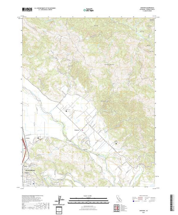 Jimtown topographic map thumbnail