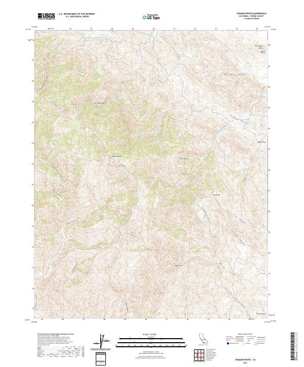 Joaquin Rocks 2021 topographic map thumbnail