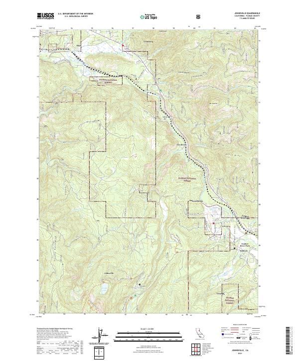 Johnsville topographic map thumbnail