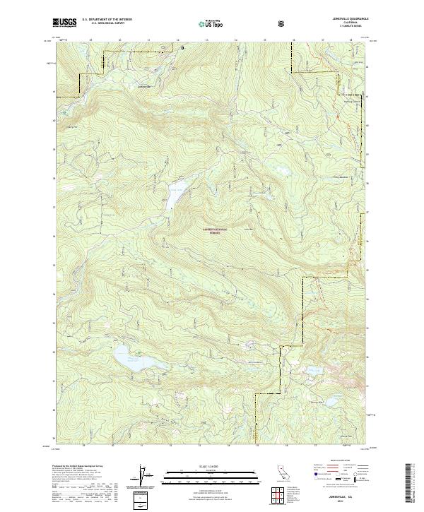 Jonesville topographic map thumbnail