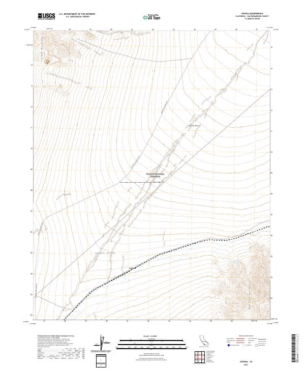 Joshua topographic map thumbnail
