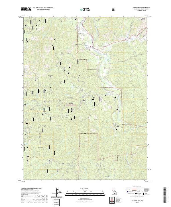 Junction City topographic map thumbnail