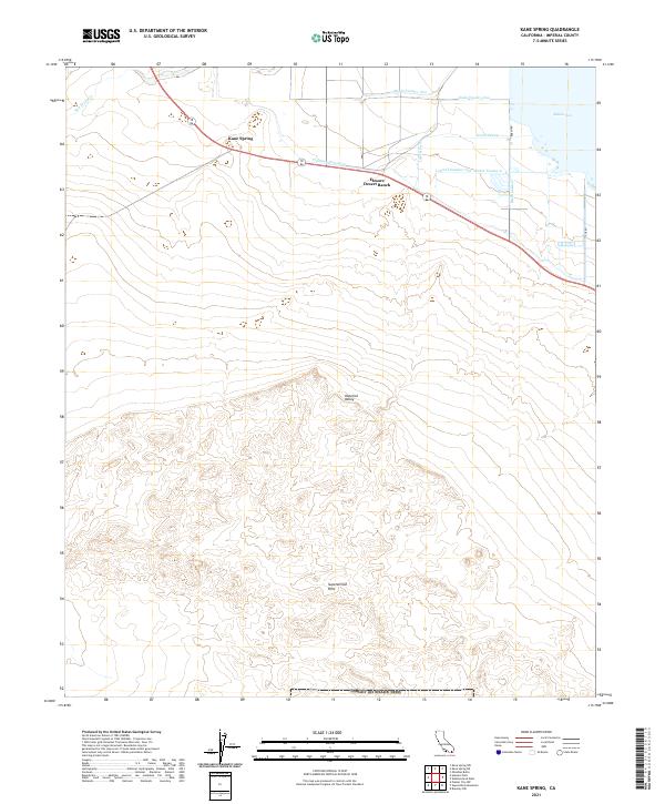 Kane Spring 2021 topographic map thumbnail
