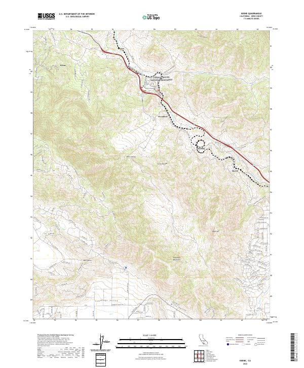 Keene 2022 topographic map thumbnail