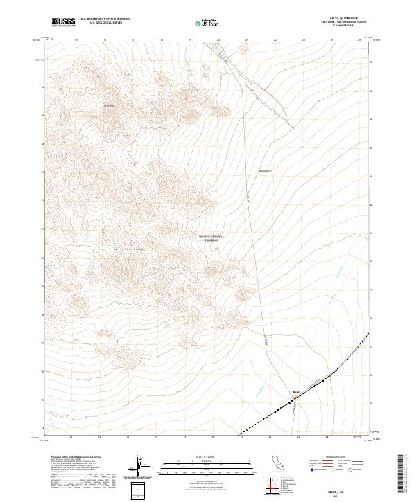 Kelso topographic map thumbnail