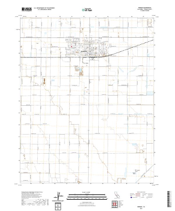 Kerman 2021 topographic map thumbnail