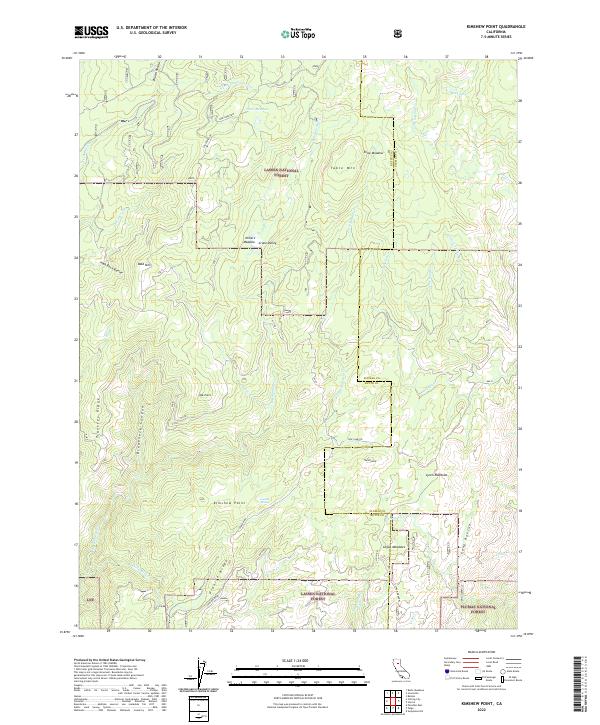Kimshew Point topographic map thumbnail