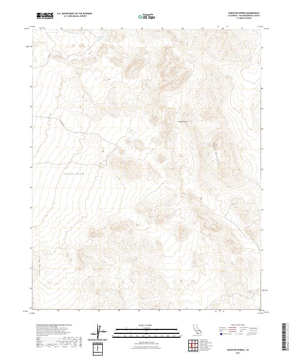 Kingston Spring 2021 topographic map thumbnail