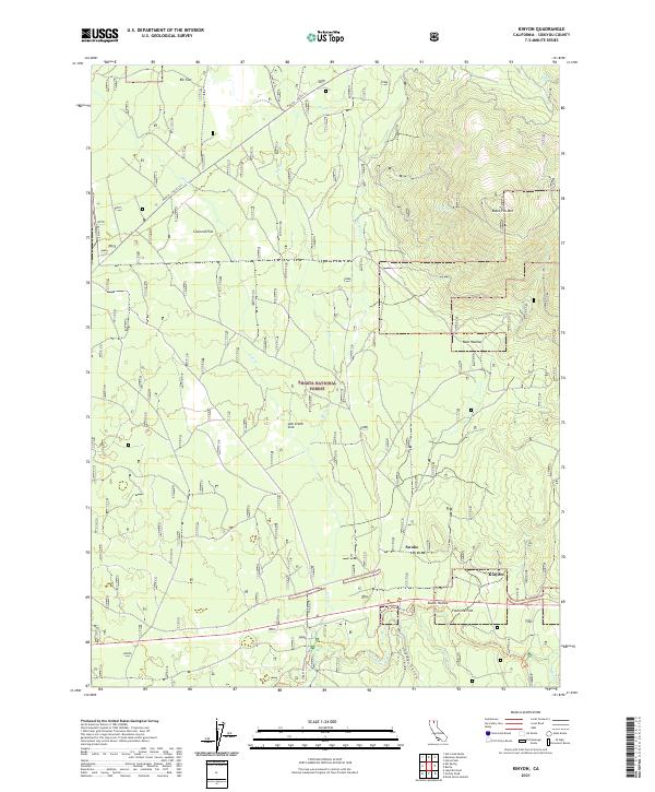 Kinyon 2021 topographic map thumbnail
