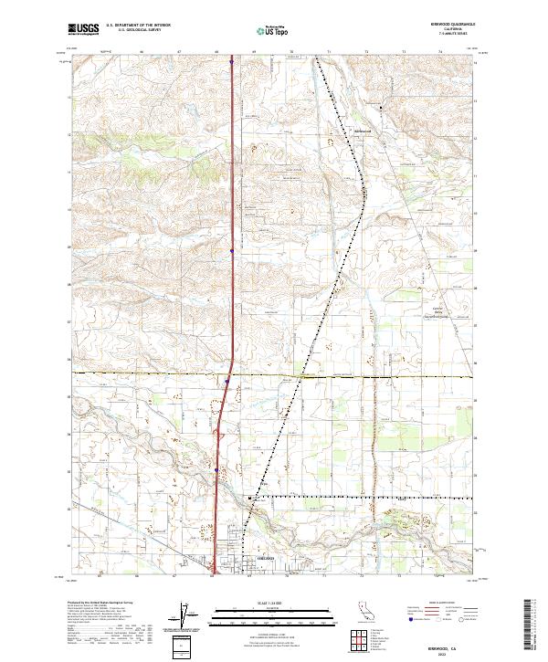 Kirkwood 2022 topographic map thumbnail