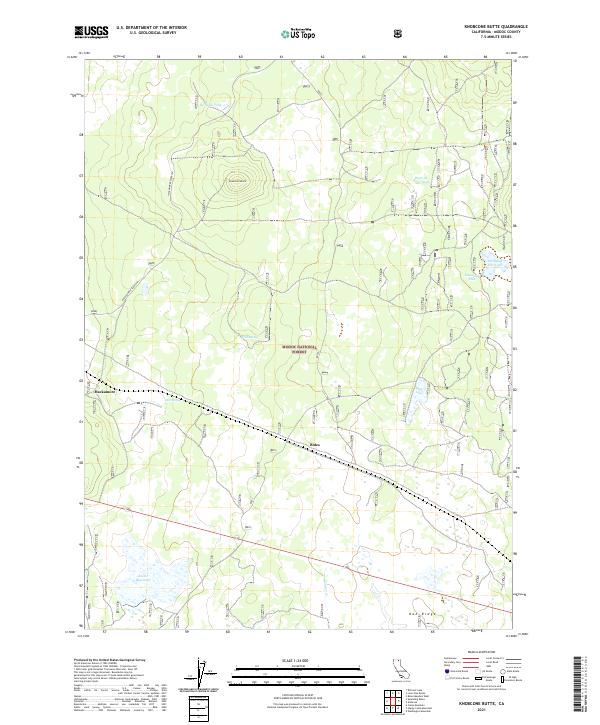 Knobcone Butte topographic map thumbnail
