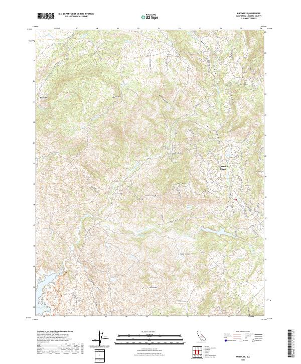 Knowles topographic map thumbnail
