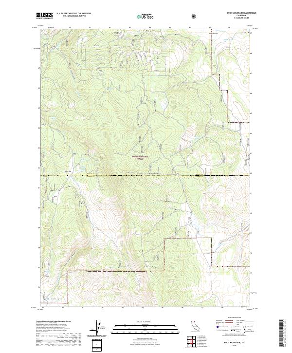 Knox Mountain 2021 topographic map thumbnail