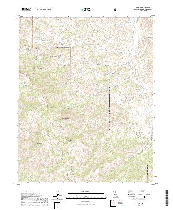 La Panza 2021 topographic map thumbnail