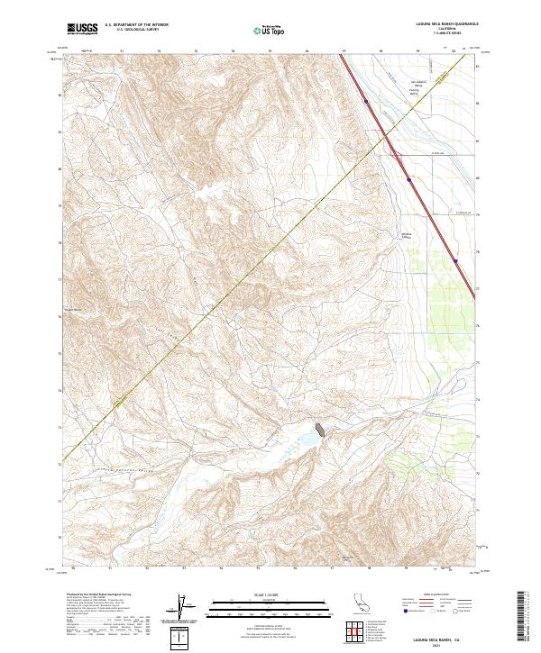 Laguna Seca Ranch topographic map thumbnail