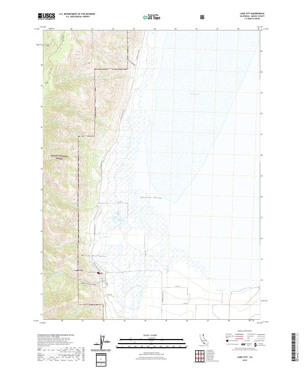 Lake City topographic map thumbnail