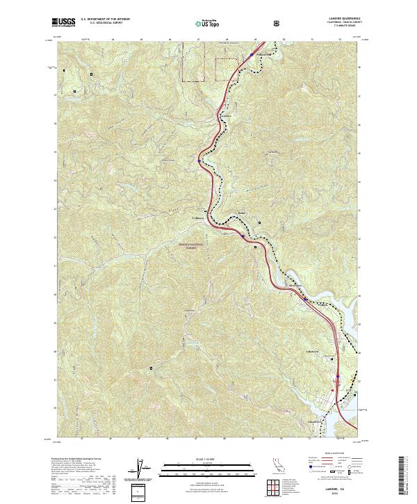 Lamoine topographic map thumbnail