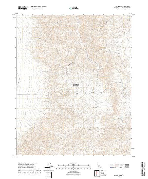 Layton Spring topographic map thumbnail