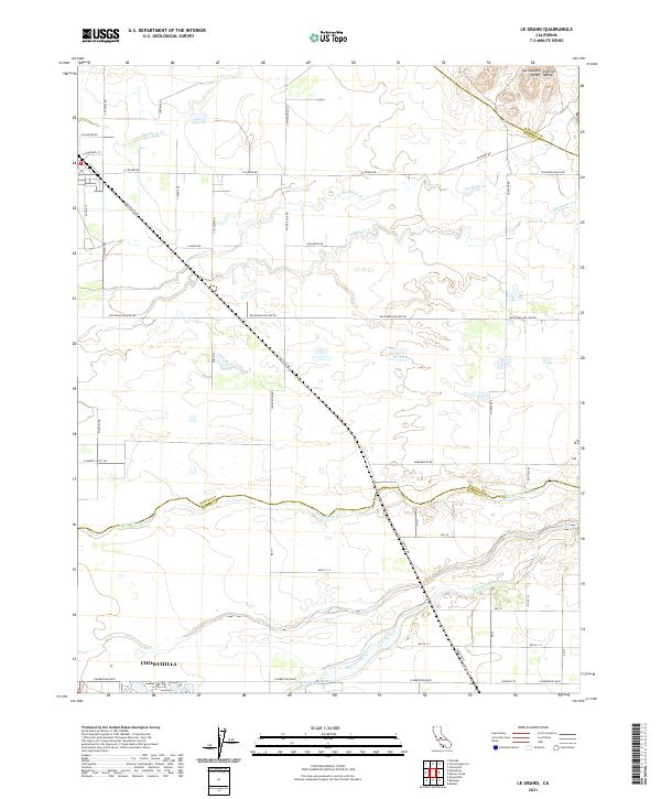 Le Grand topographic map thumbnail
