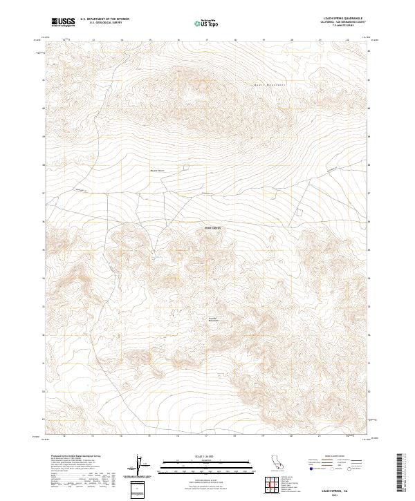 Leach Spring topographic map thumbnail
