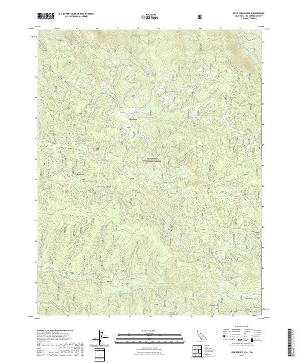 Leek Spring Hill topographic map thumbnail