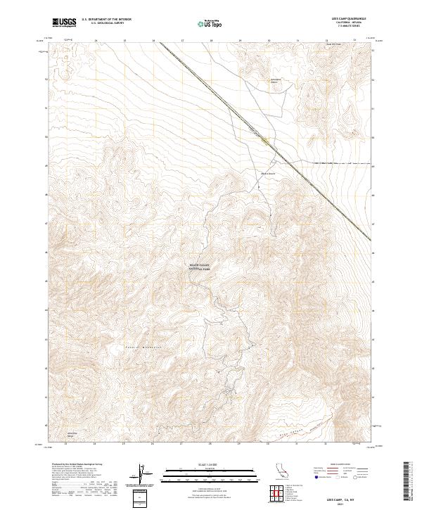 Lees Camp topographic map thumbnail