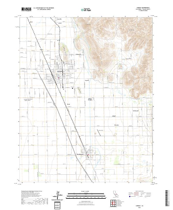Lindsay 2021 topographic map thumbnail