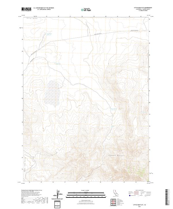 Little Mud Flat topographic map thumbnail