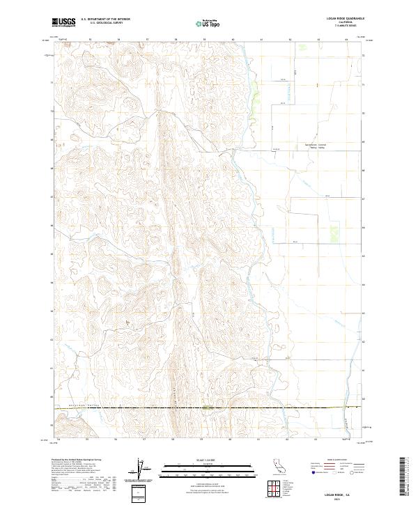 Logan Ridge topographic map thumbnail