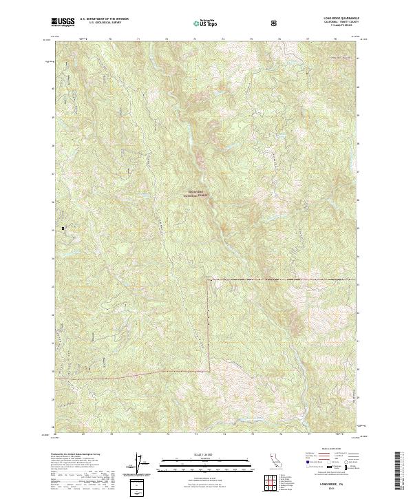 Long Ridge topographic map thumbnail