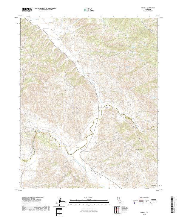 Lonoak 2021 topographic map thumbnail