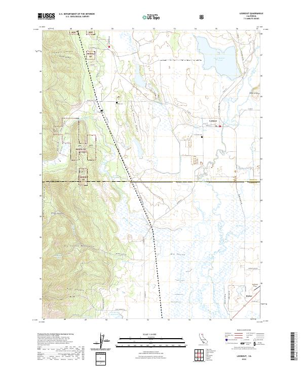 Lookout topographic map thumbnail