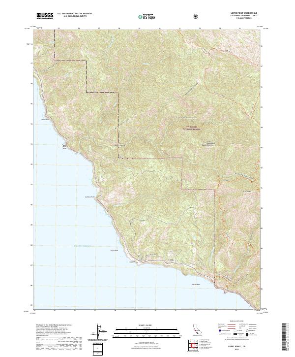 Lopez Point topographic map thumbnail