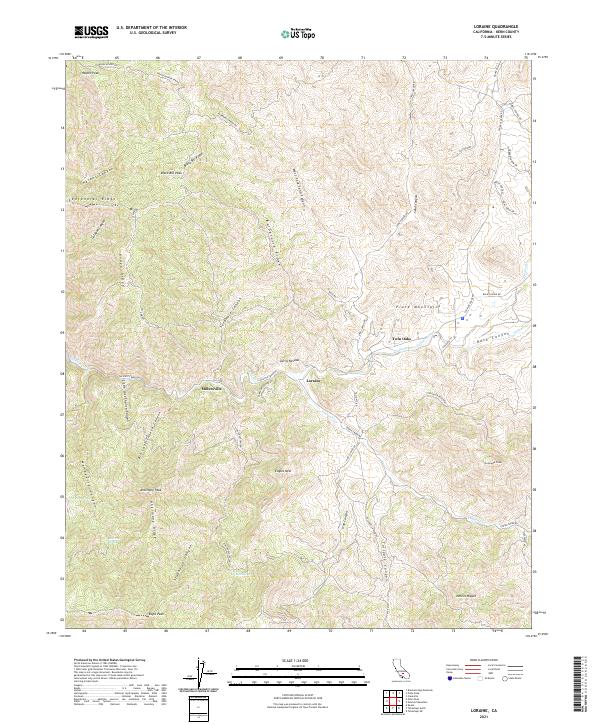 Loraine 2021 topographic map thumbnail