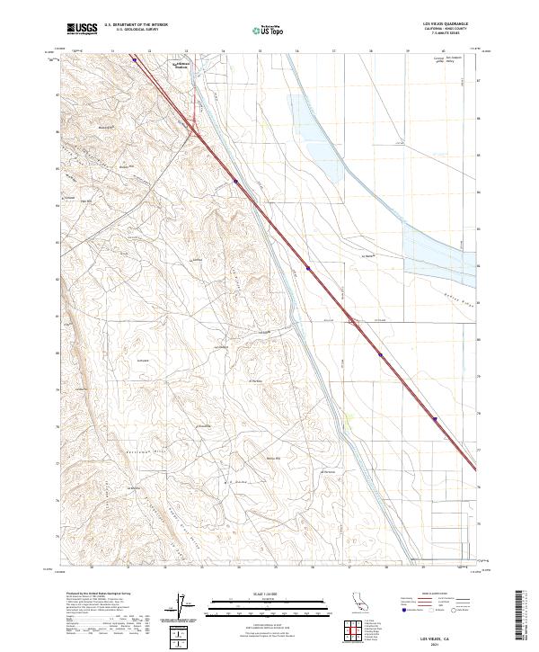 Los Viejos topographic map thumbnail