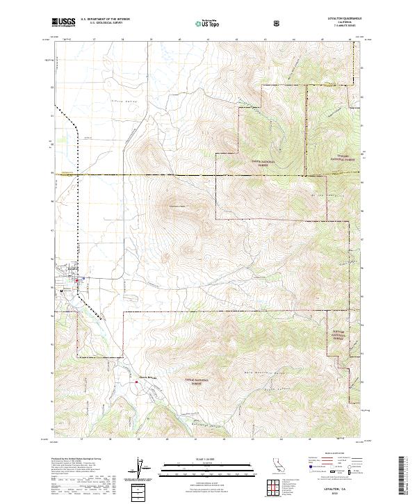 Loyalton topographic map thumbnail