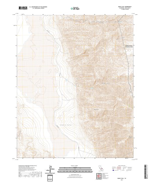 Manly Fall topographic map thumbnail