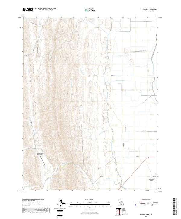 Manor Slough topographic map thumbnail