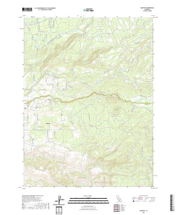 Manton 2021 topographic map thumbnail
