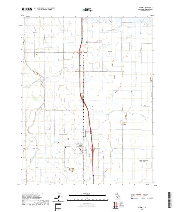 Maxwell 2022 topographic map thumbnail