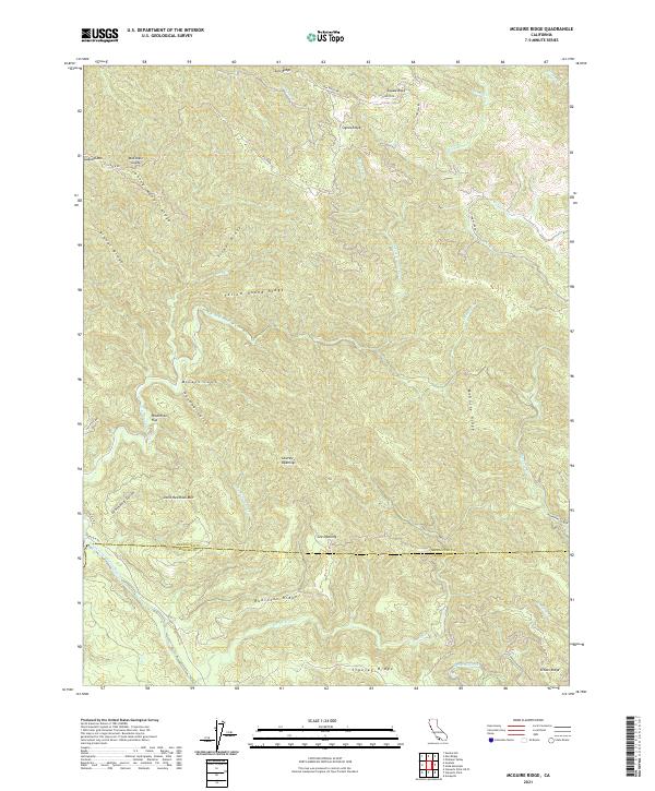McGuire Ridge 2021 topographic map thumbnail