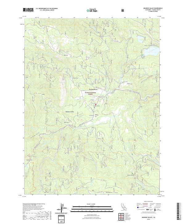 Meadow Valley topographic map thumbnail