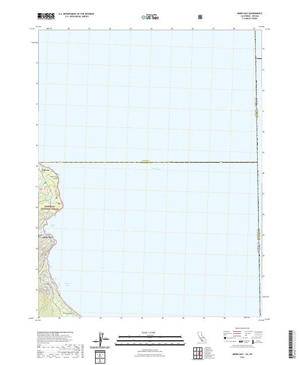 Meeks Bay topographic map thumbnail
