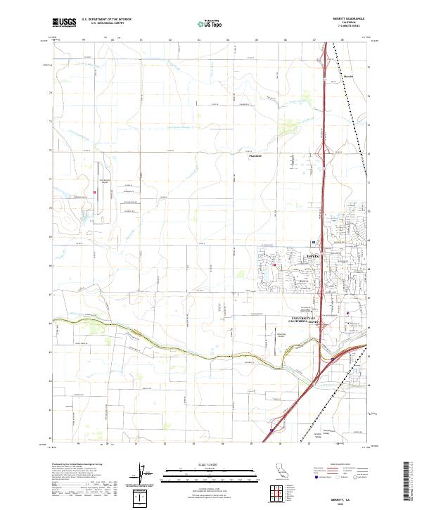 Merritt topographic map thumbnail
