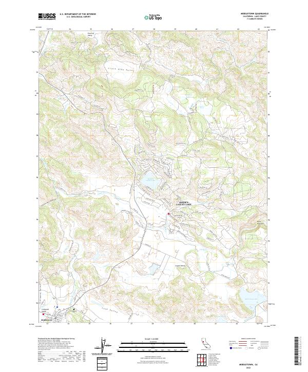 Middletown topographic map thumbnail
