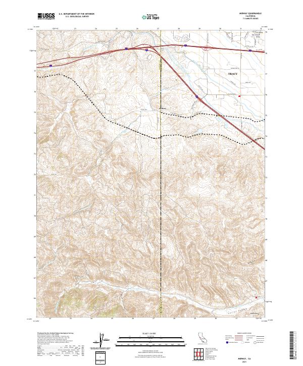 Midway topographic map thumbnail