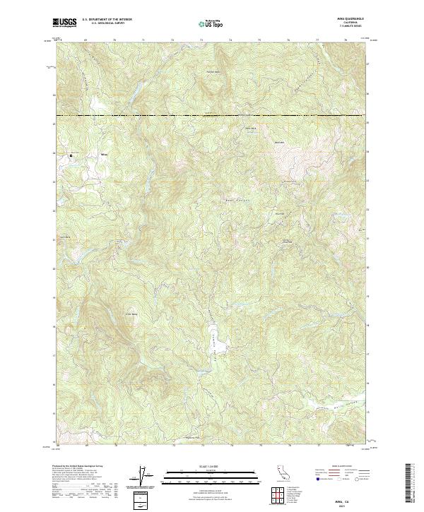 Mina topographic map thumbnail