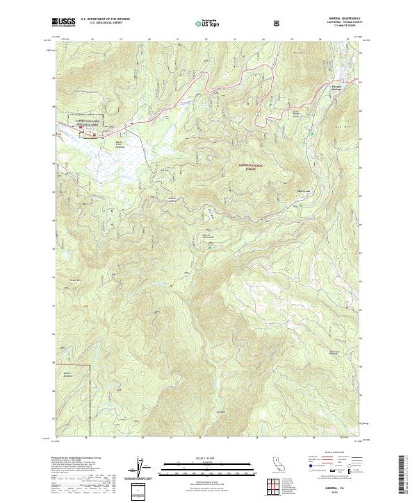 Mineral topographic map thumbnail