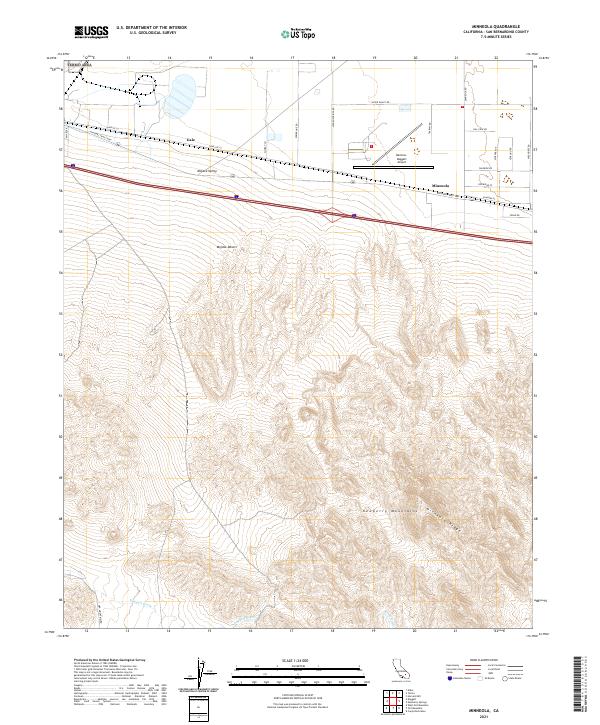 Minneola topographic map thumbnail